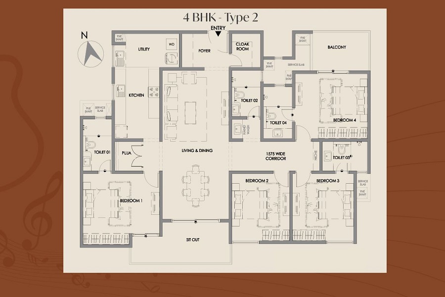 Typecal Floor Plan